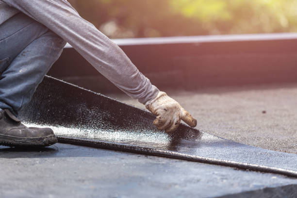 Professional Crawl Space Encapsulation technician working in Woodburn, VA